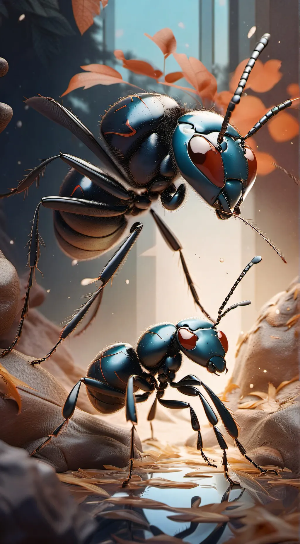 ai character: Hurt Ant background