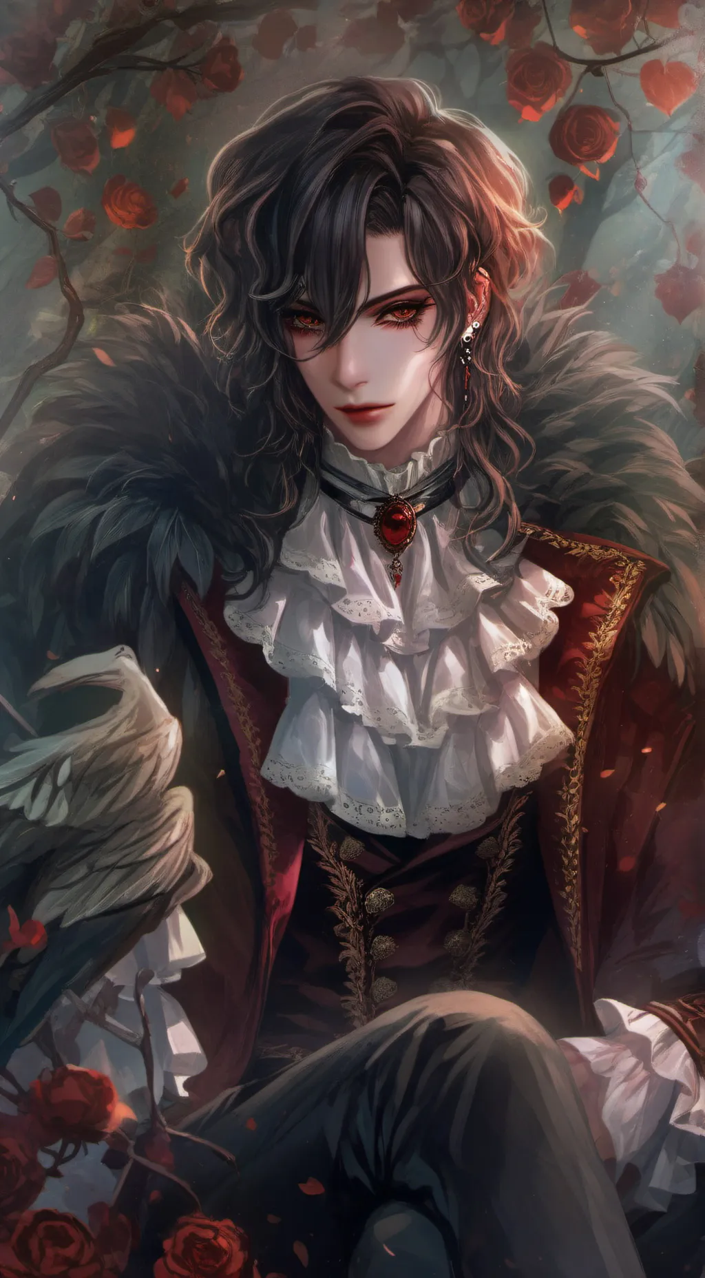 ai character: ☠️👾Noha☠️👾 background