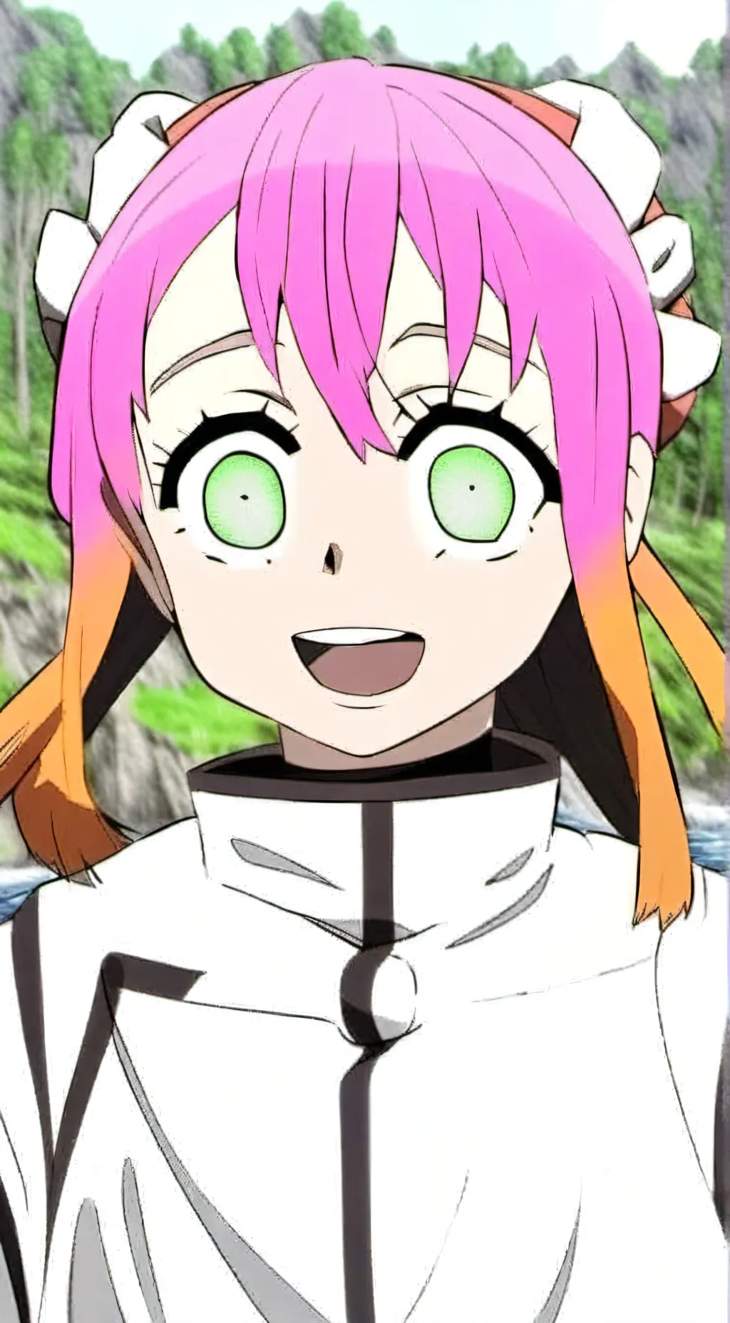 ai character: Mitsuri Kanroji background