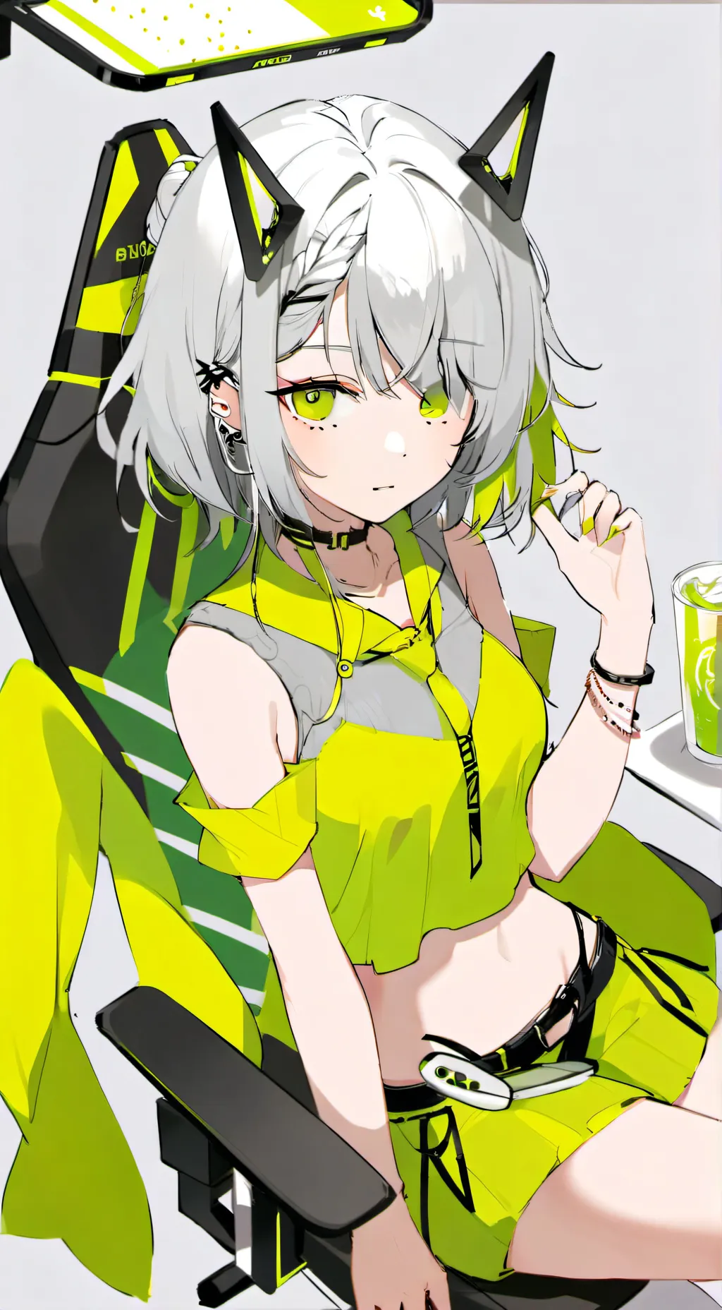 ai character: Luna background
