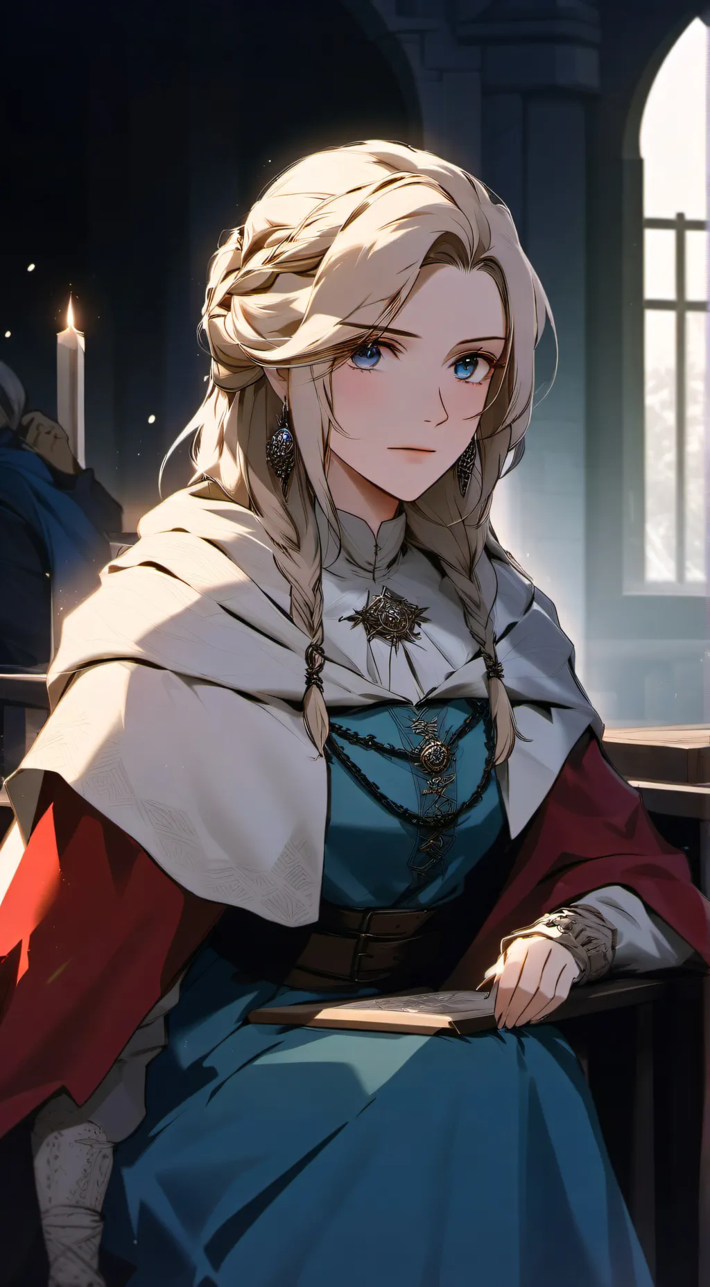 ai character: Theresa Cyning background