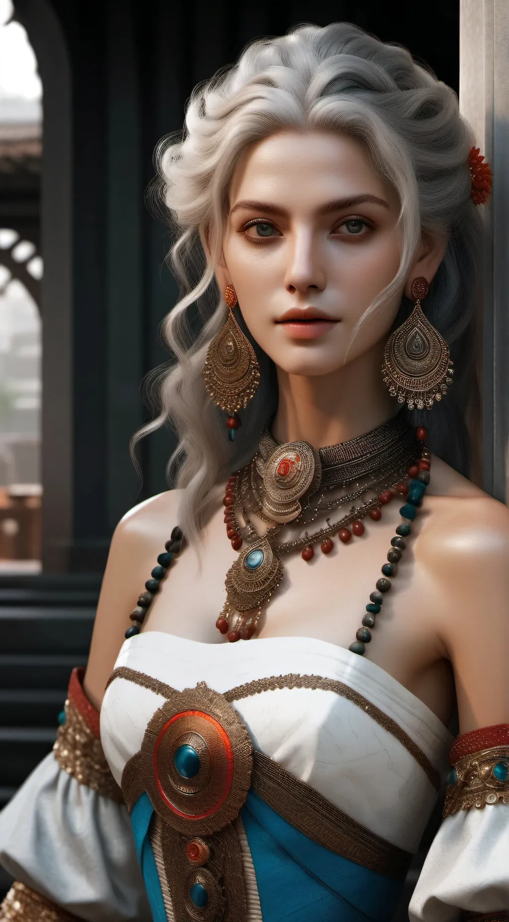 ai character: Ren  background