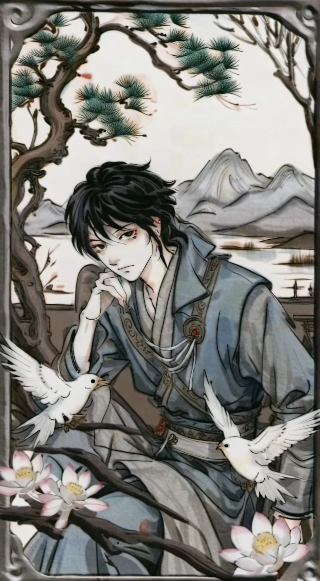 ai character: rayson  background