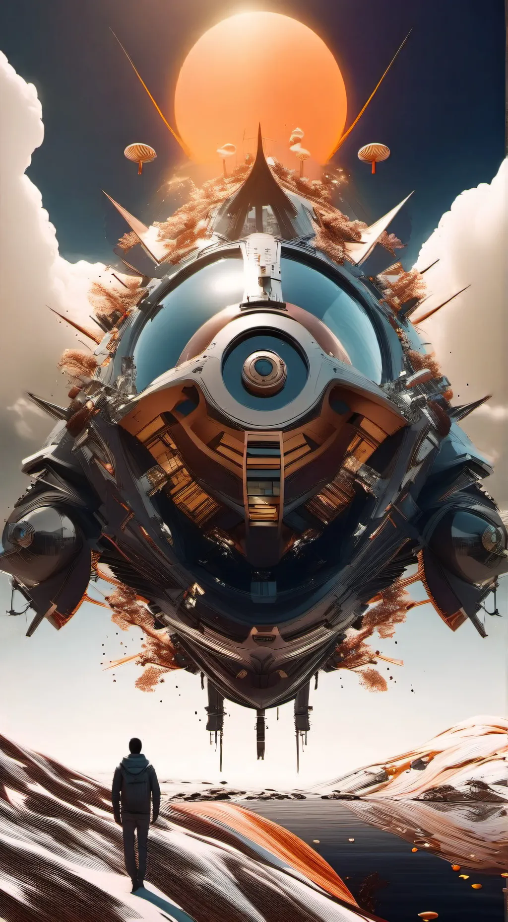 ai character: Future reacts background