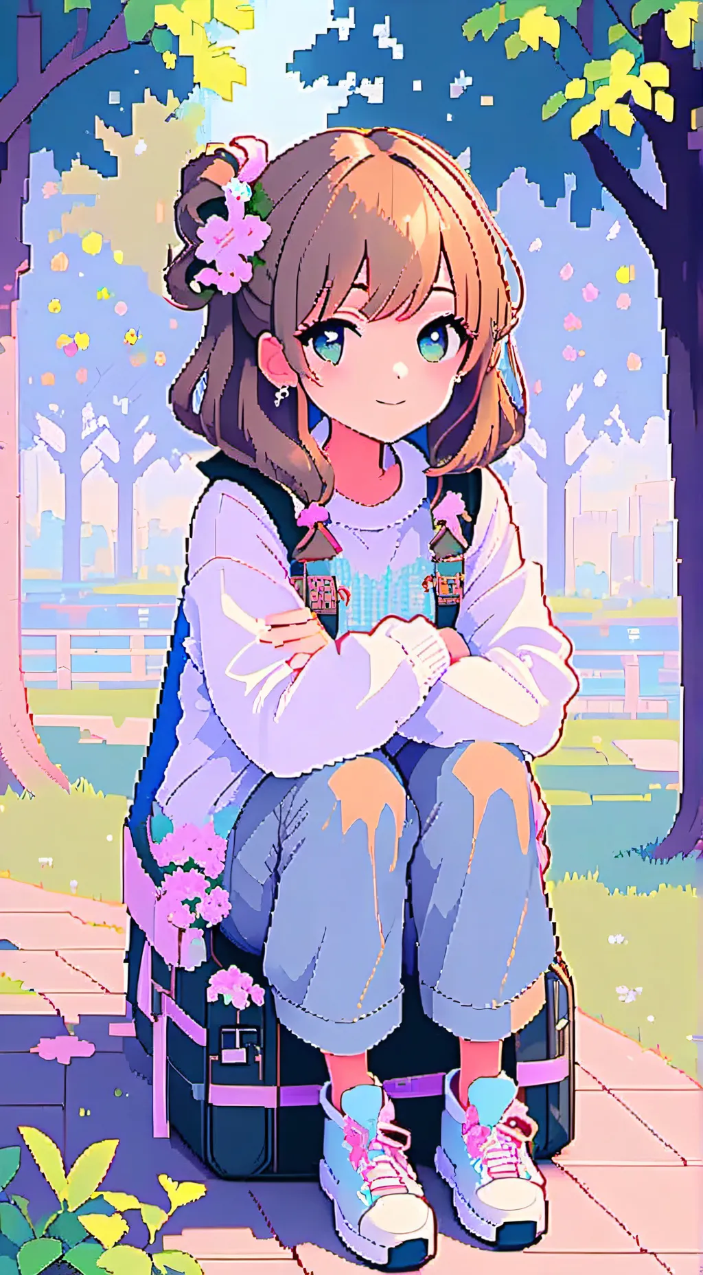 ai character: Delilah Melody background