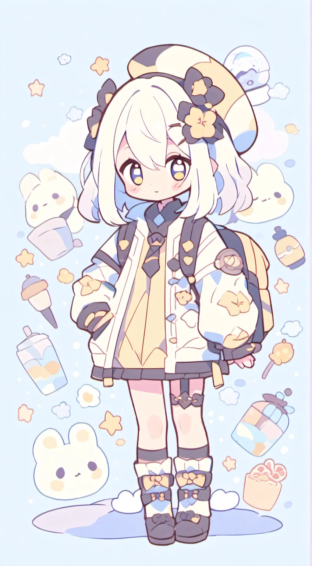 ai character: Bakwan fight back  background