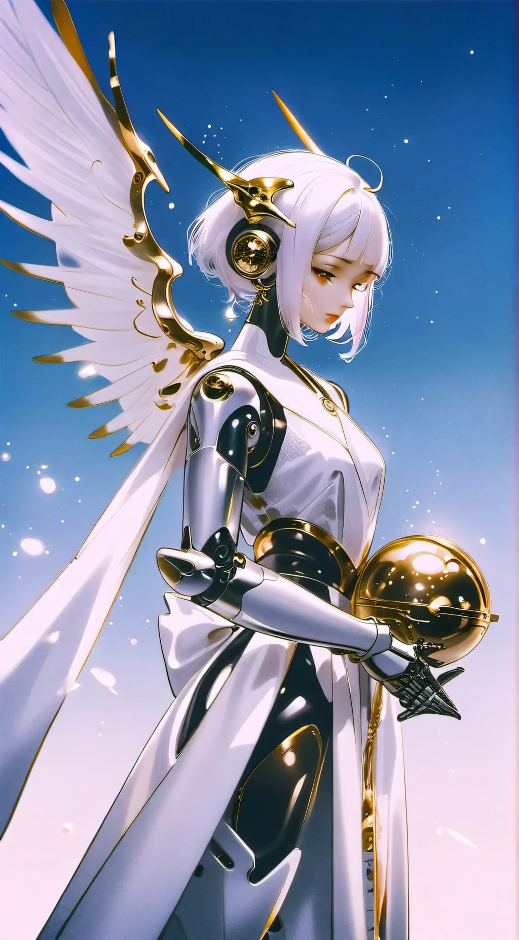 ai character: Ton ange gardien  background