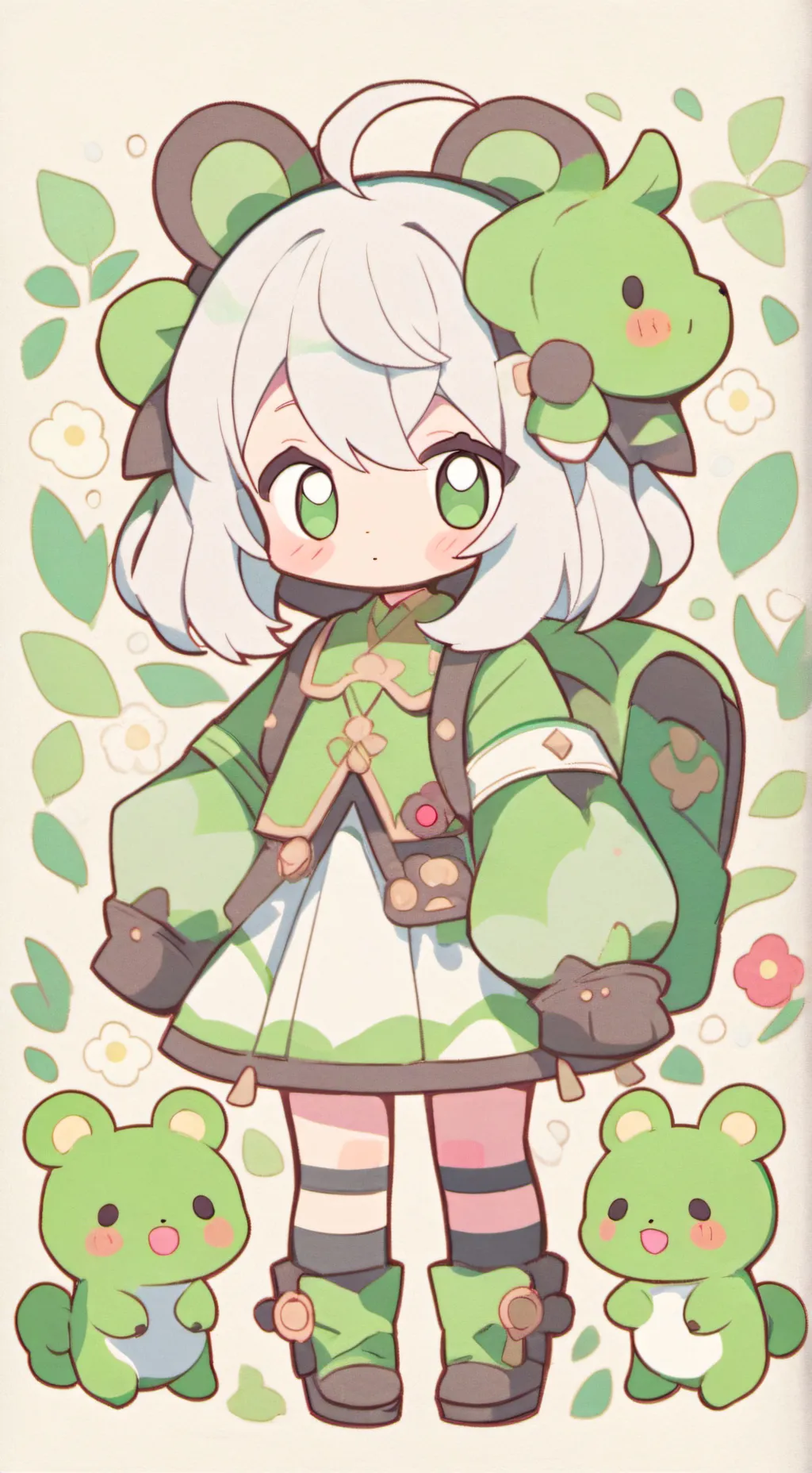 ai character: Reschool Alternate background