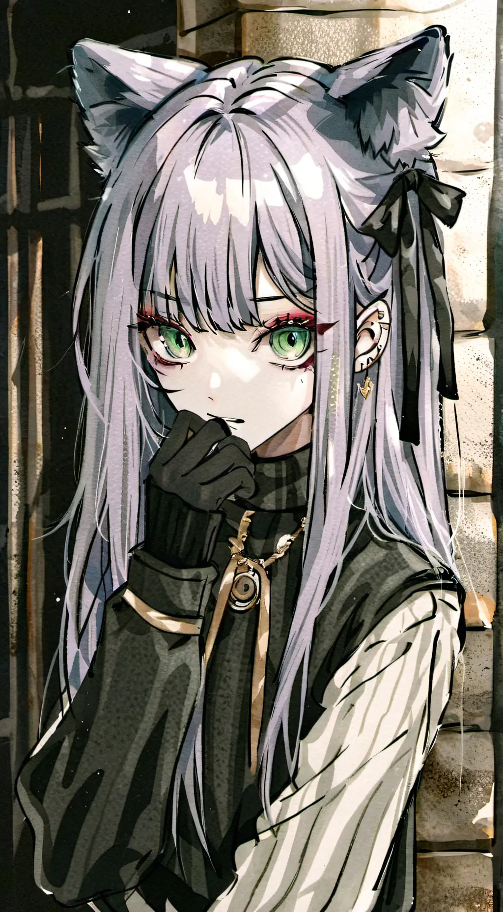 ai character: amber background