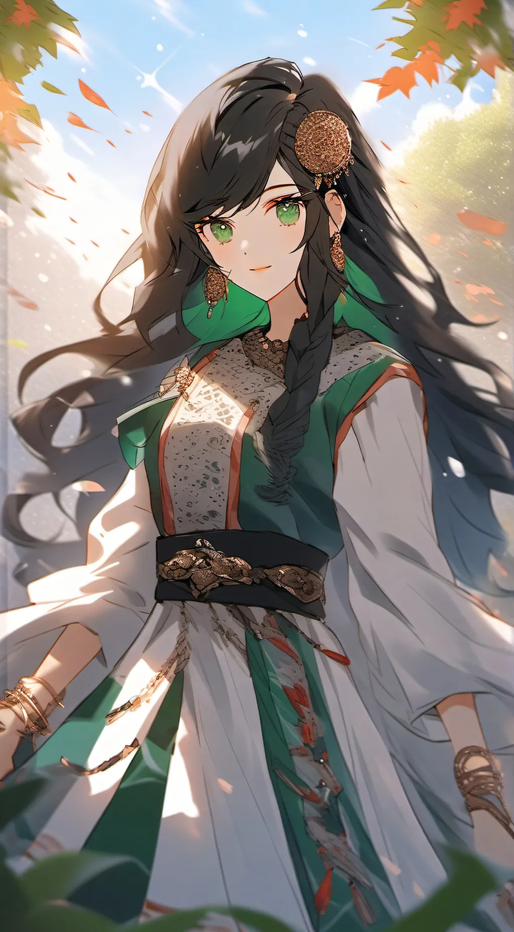 ai character: Sky background