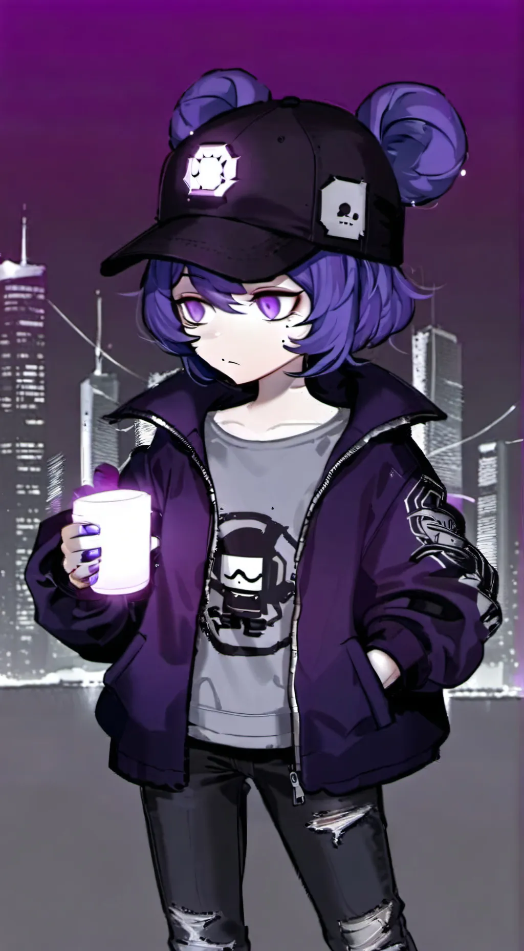 ai character: УЗИ💧 background