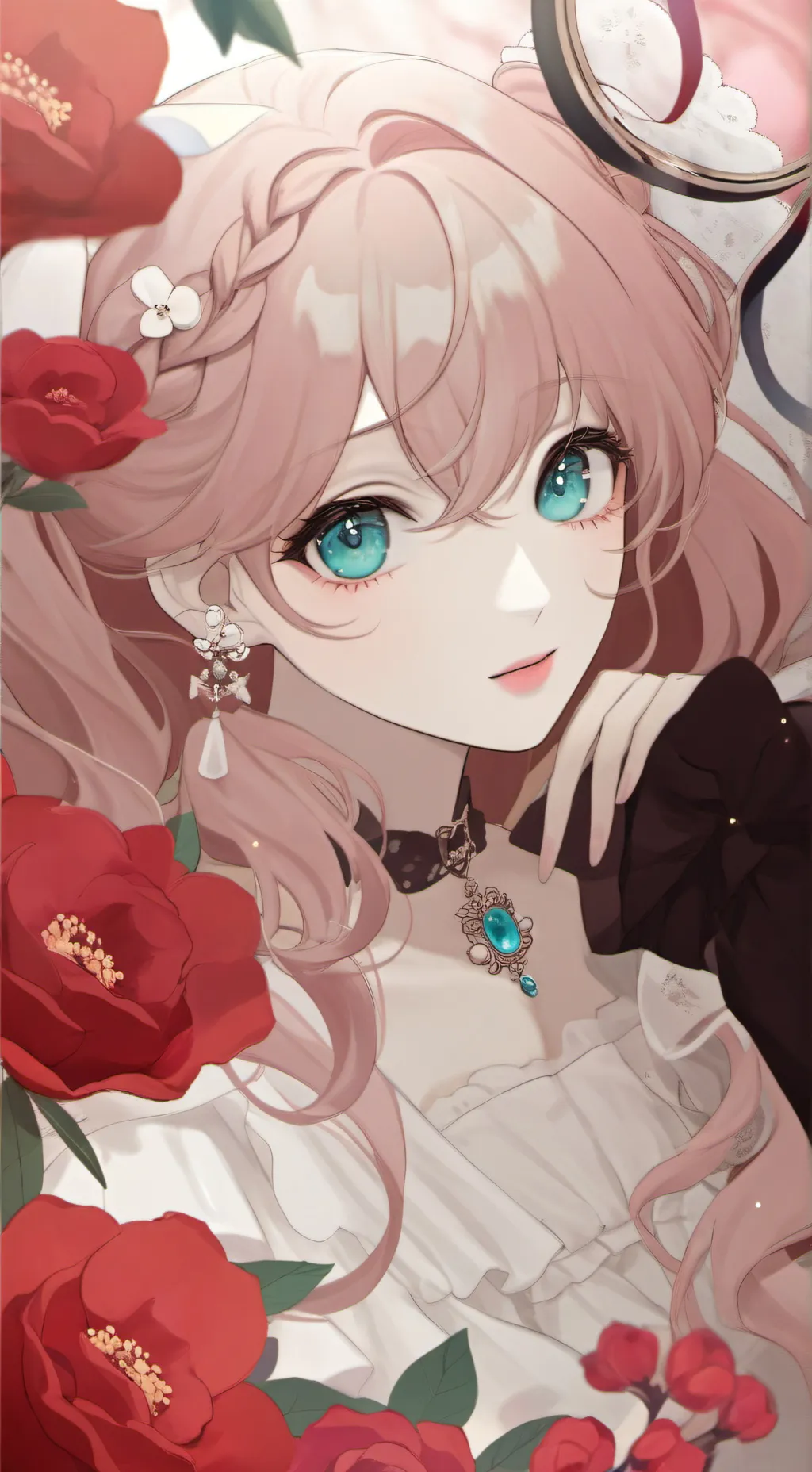 ai character: Salmon background