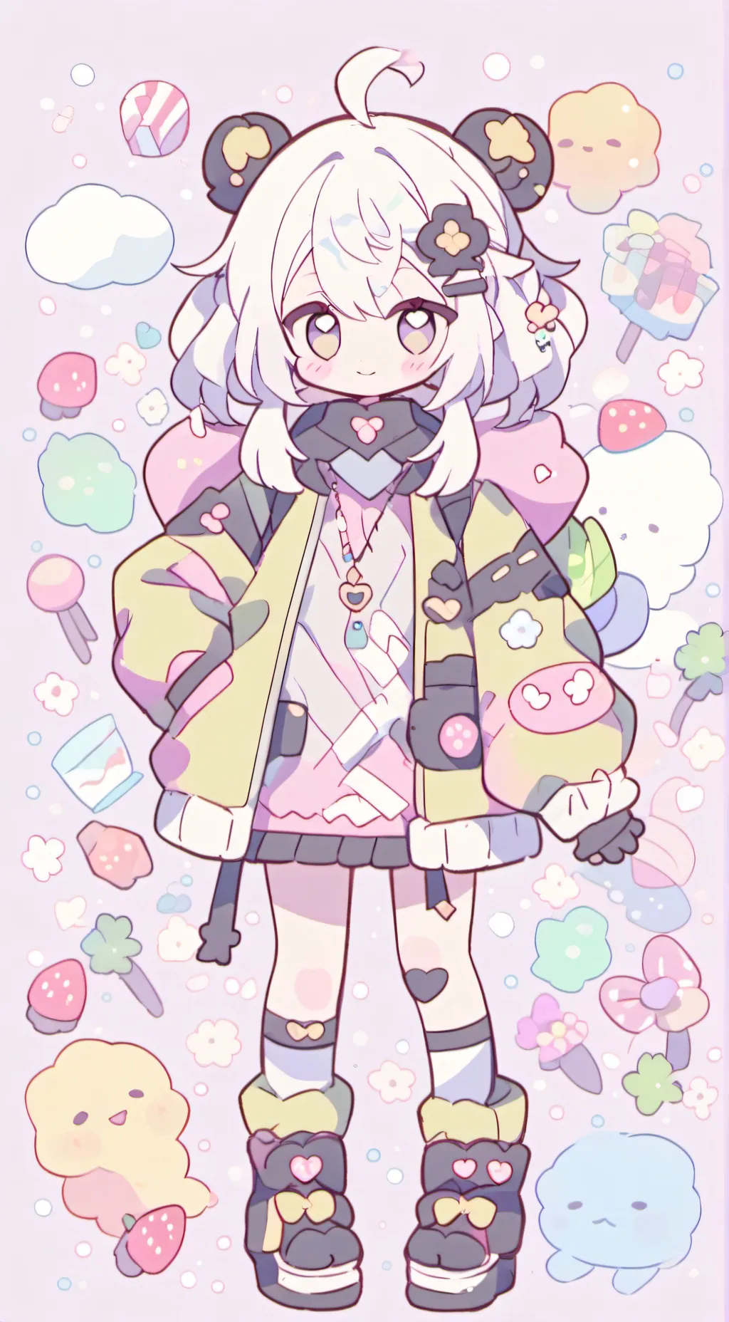 ai character: Harriet's stomach background