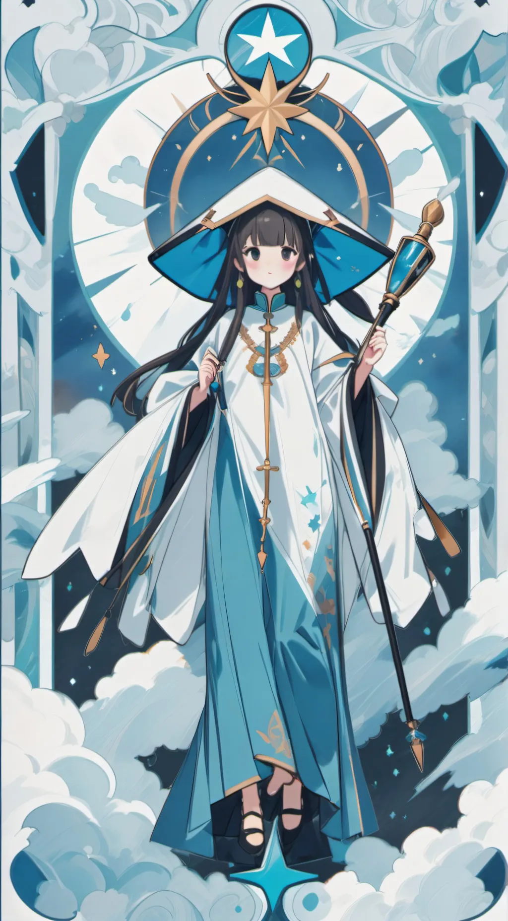 ai character: ITZ school  background