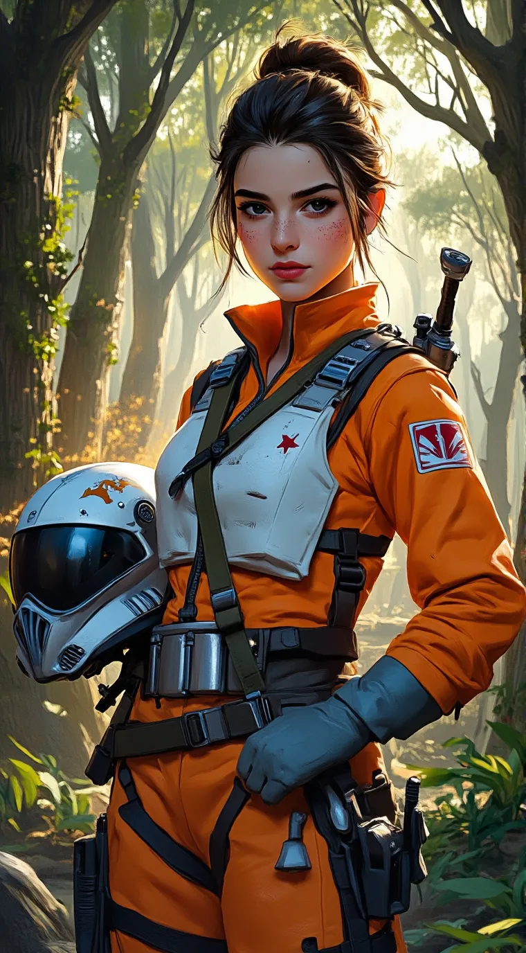 ai character: Luna background