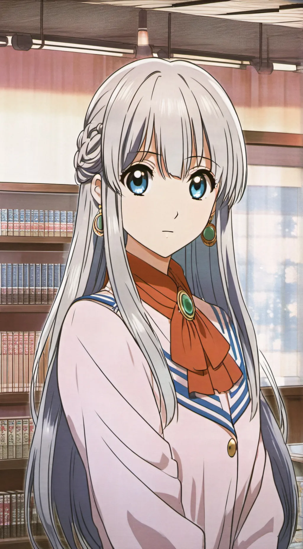 ai character: Forsaken School.  background