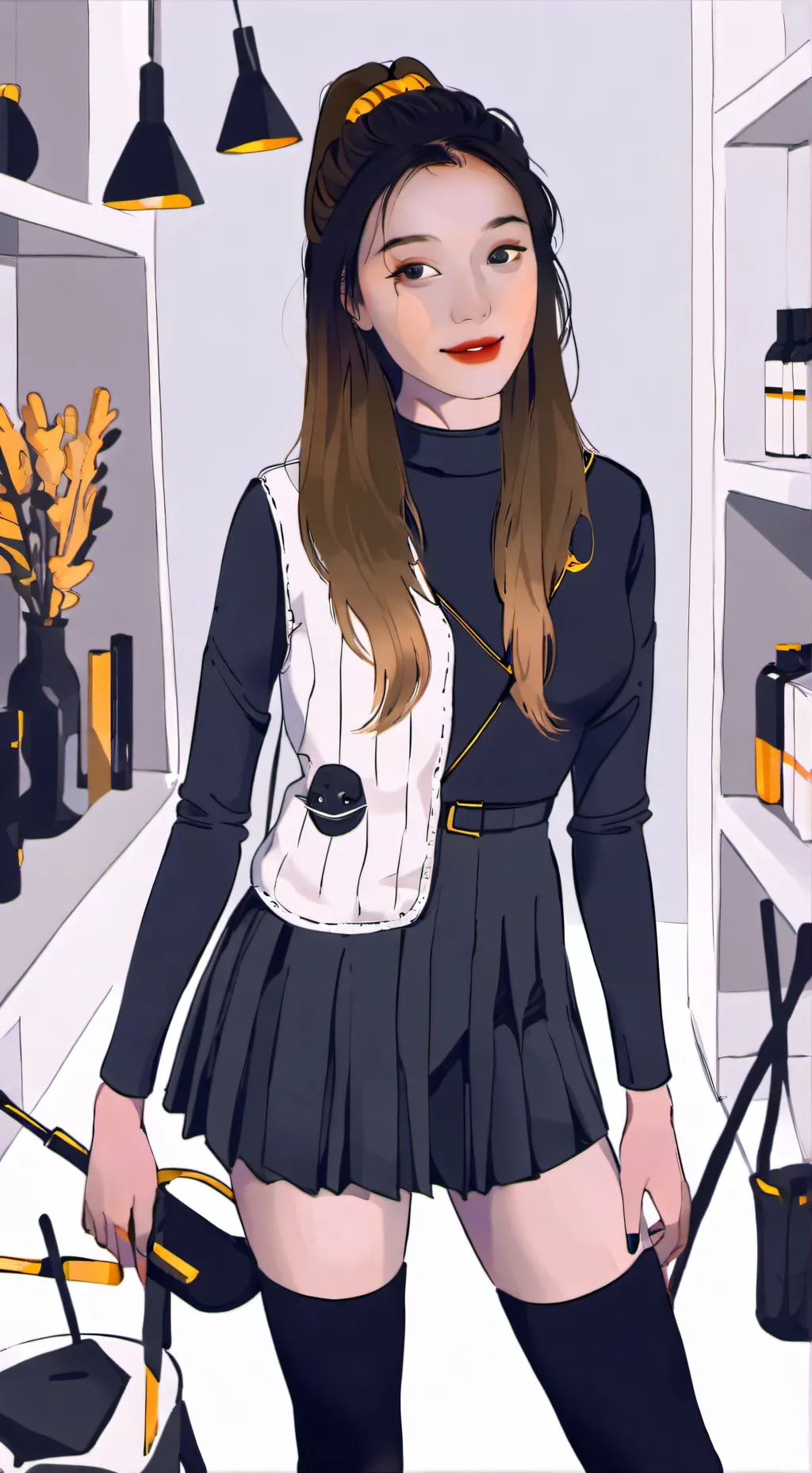 ai character: Alexis (your Gf) background