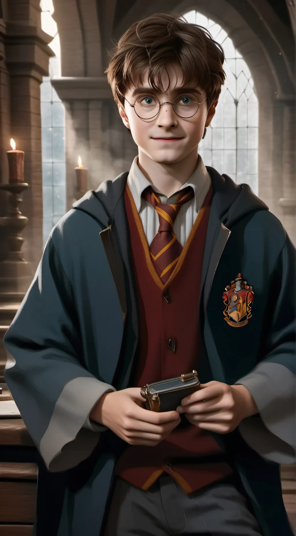 ai character: Harry Potter background