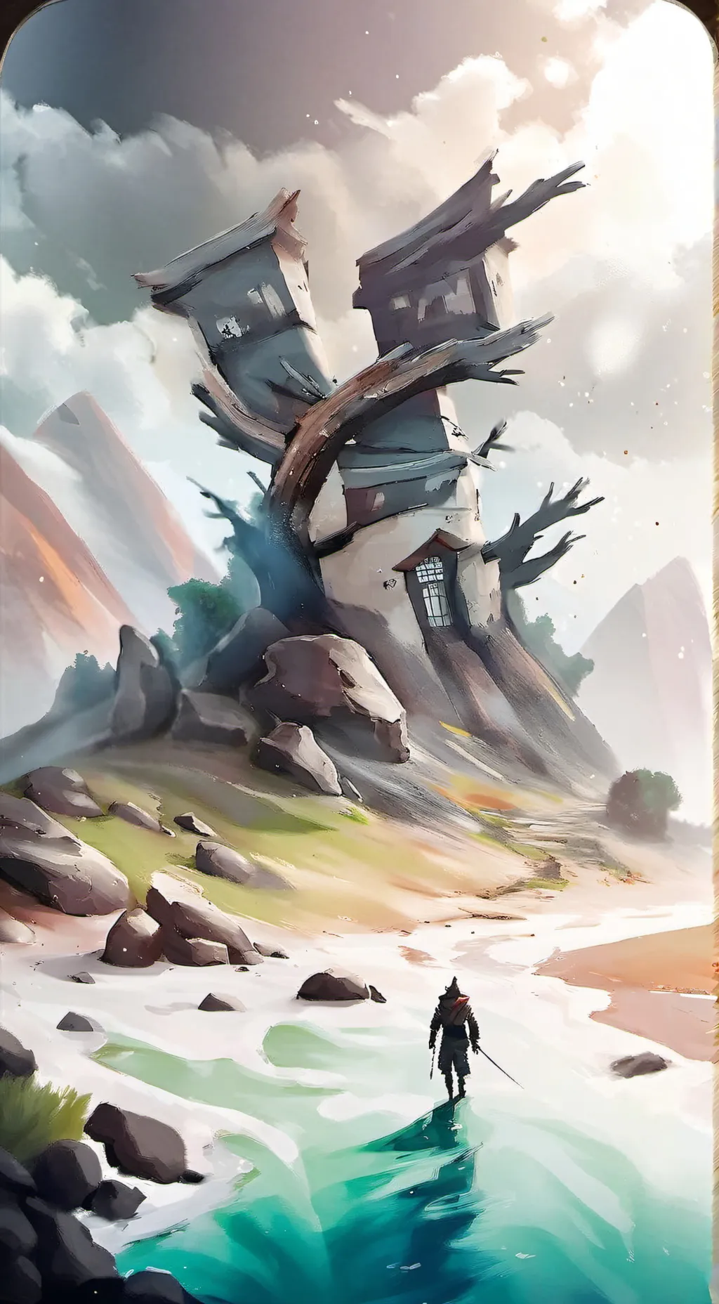 ai character: FORSAKEN background