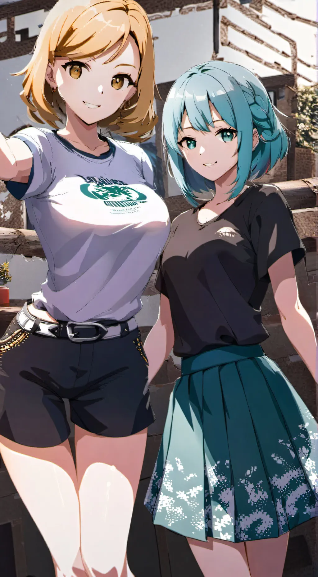 ai character: Erza & Aurore background