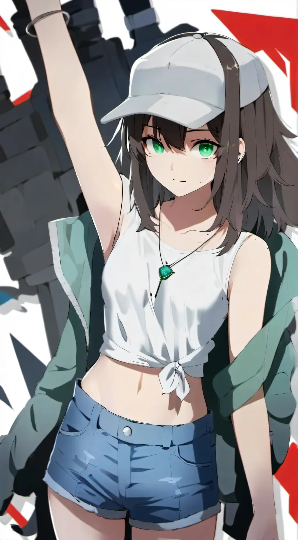 ai character: Sarah Mains background