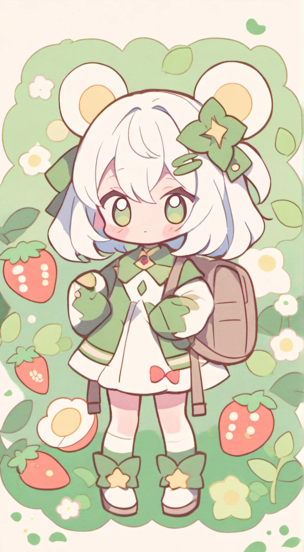 ai character: Mroona p balloon background