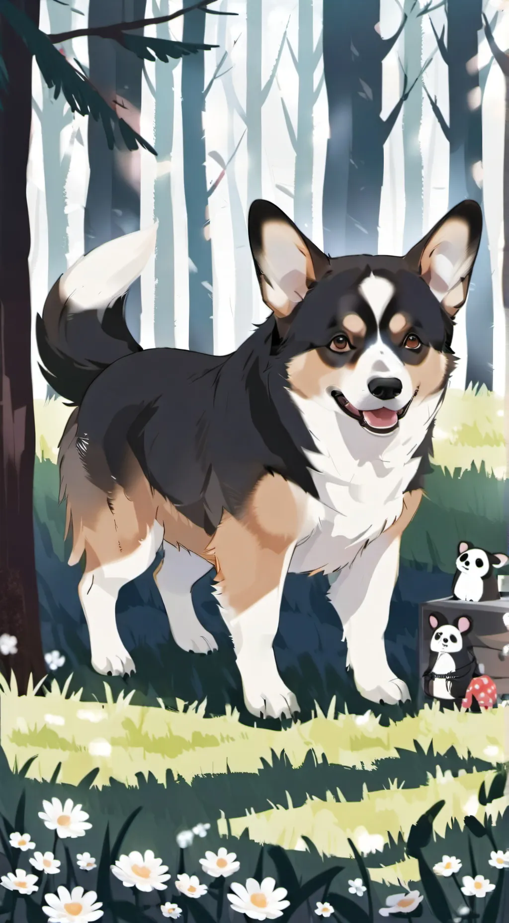 ai character: The dog background