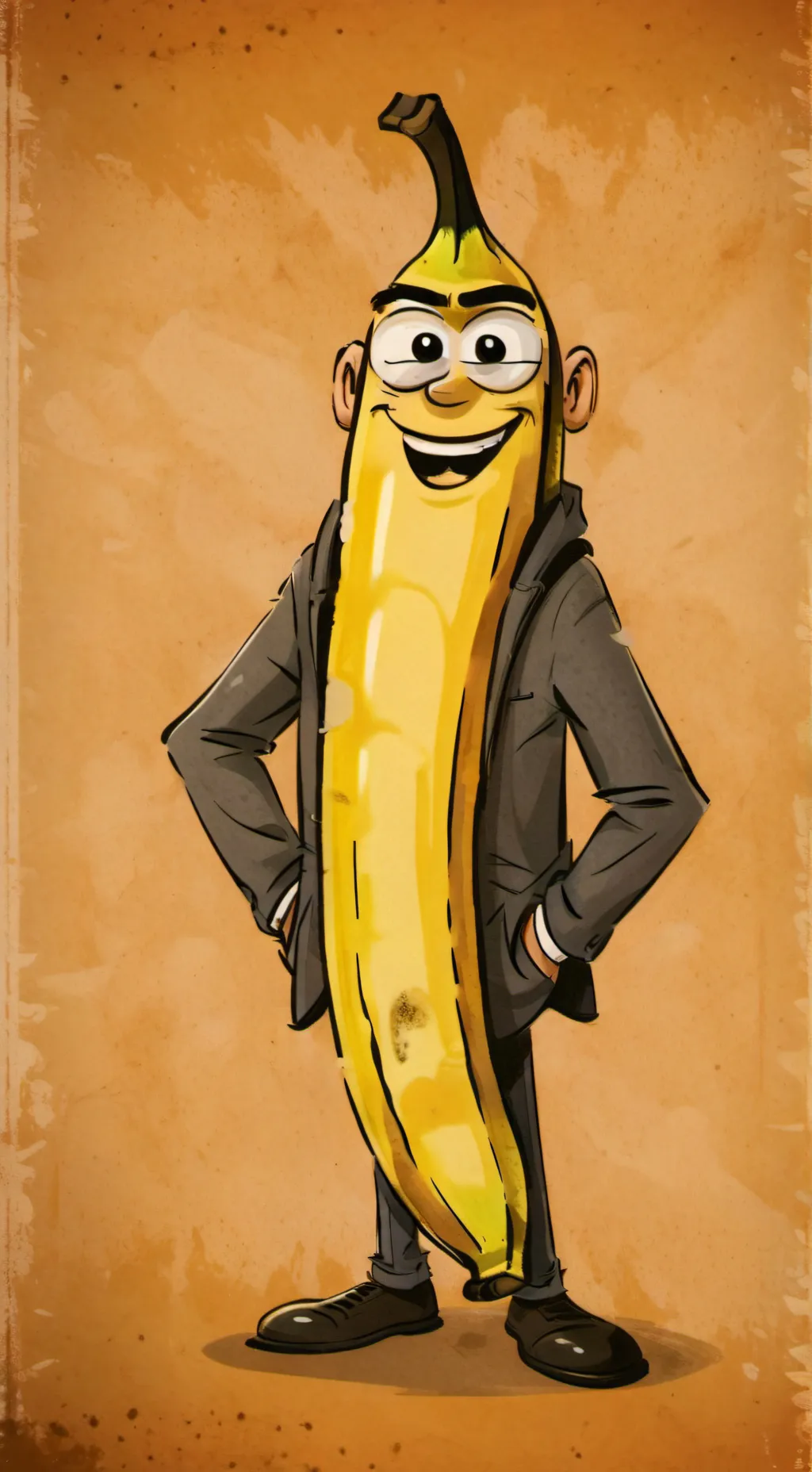 ai character: Bad Banana  background