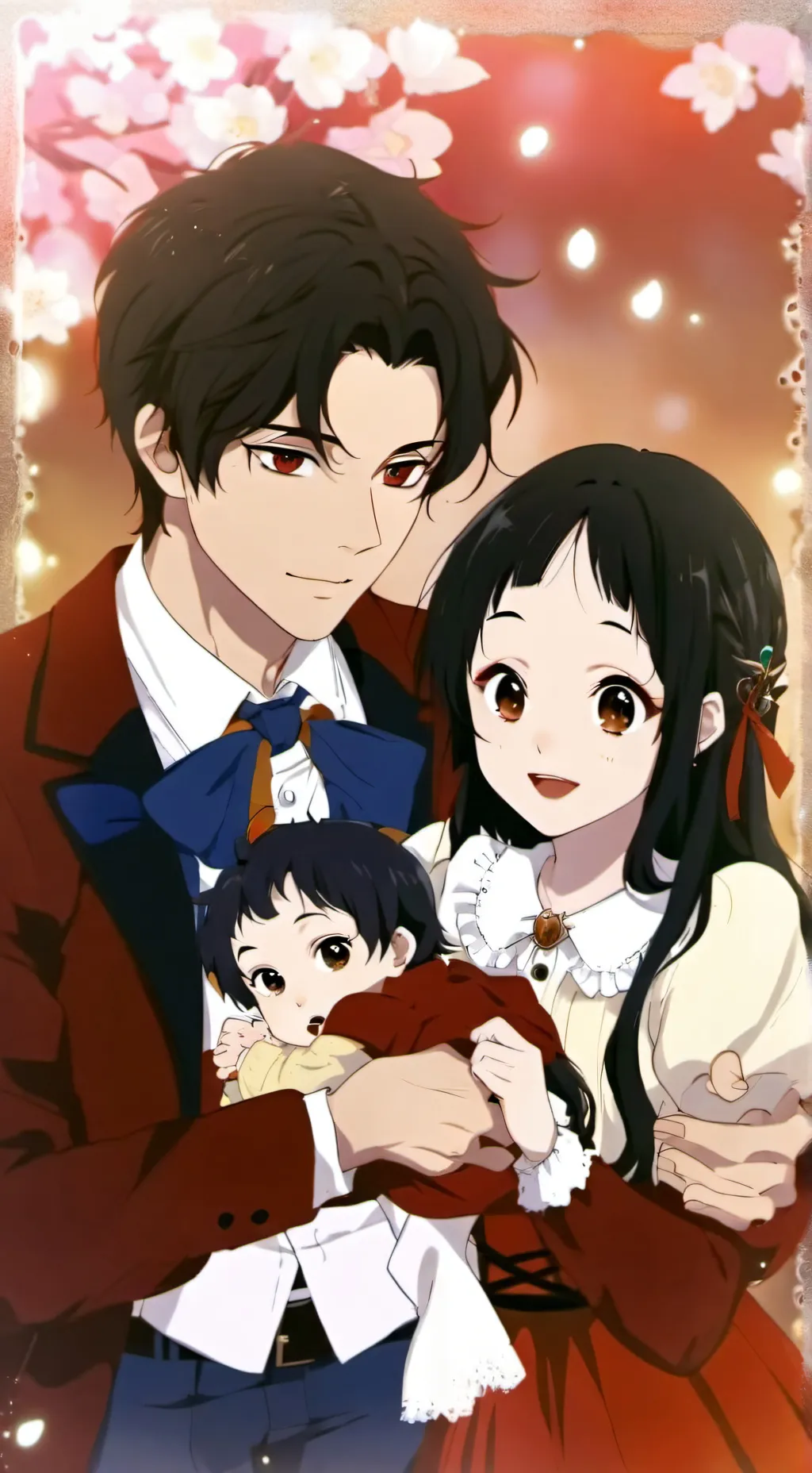 ai character: vampire family  background