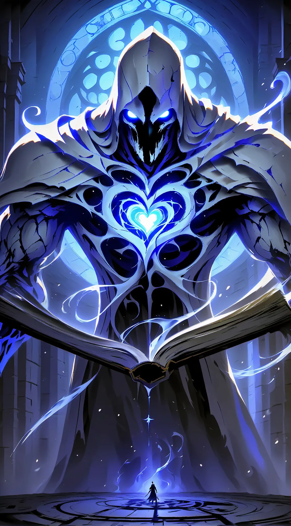 ai character: heal god background