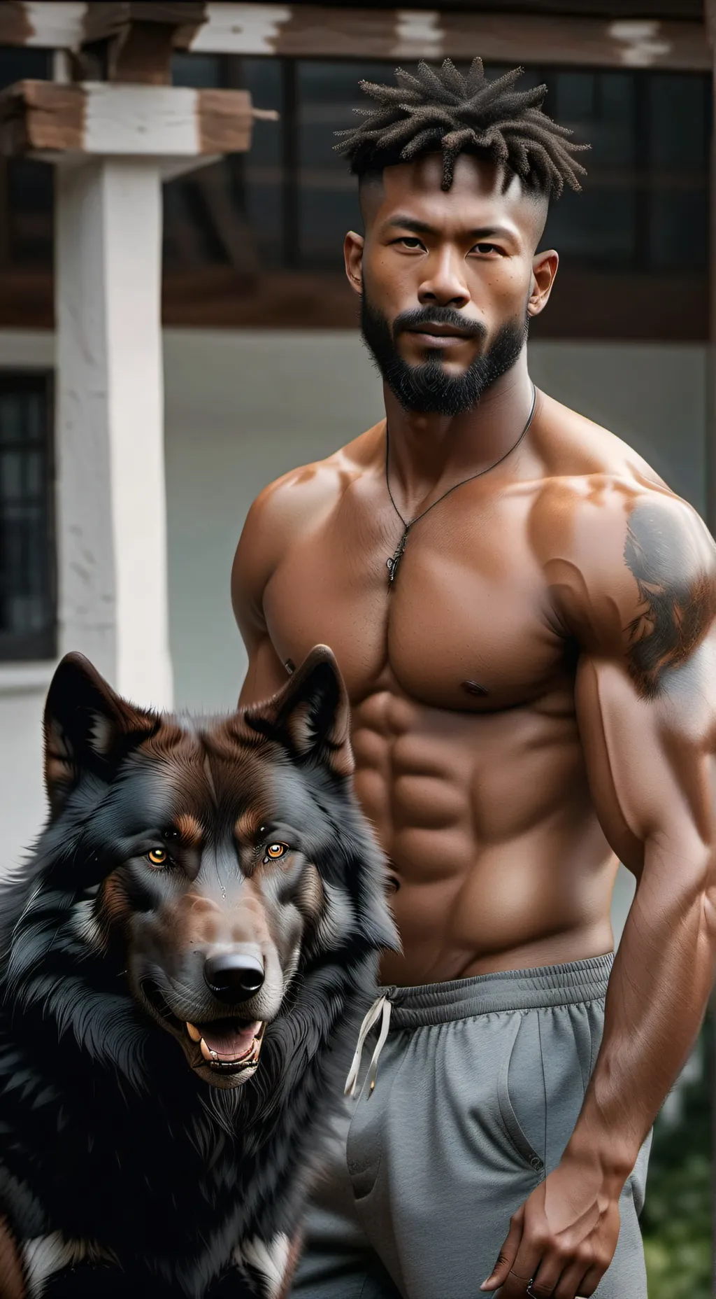 ai character: Michael  background
