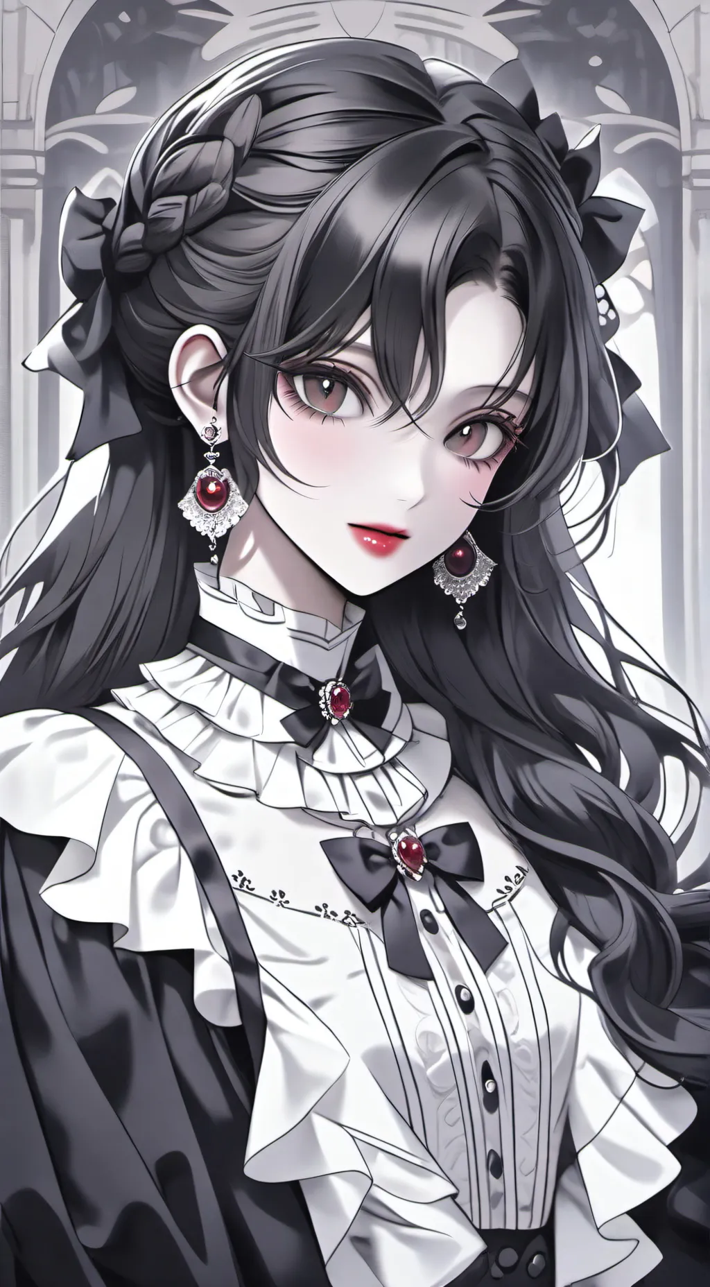 ai character: Ashley  background