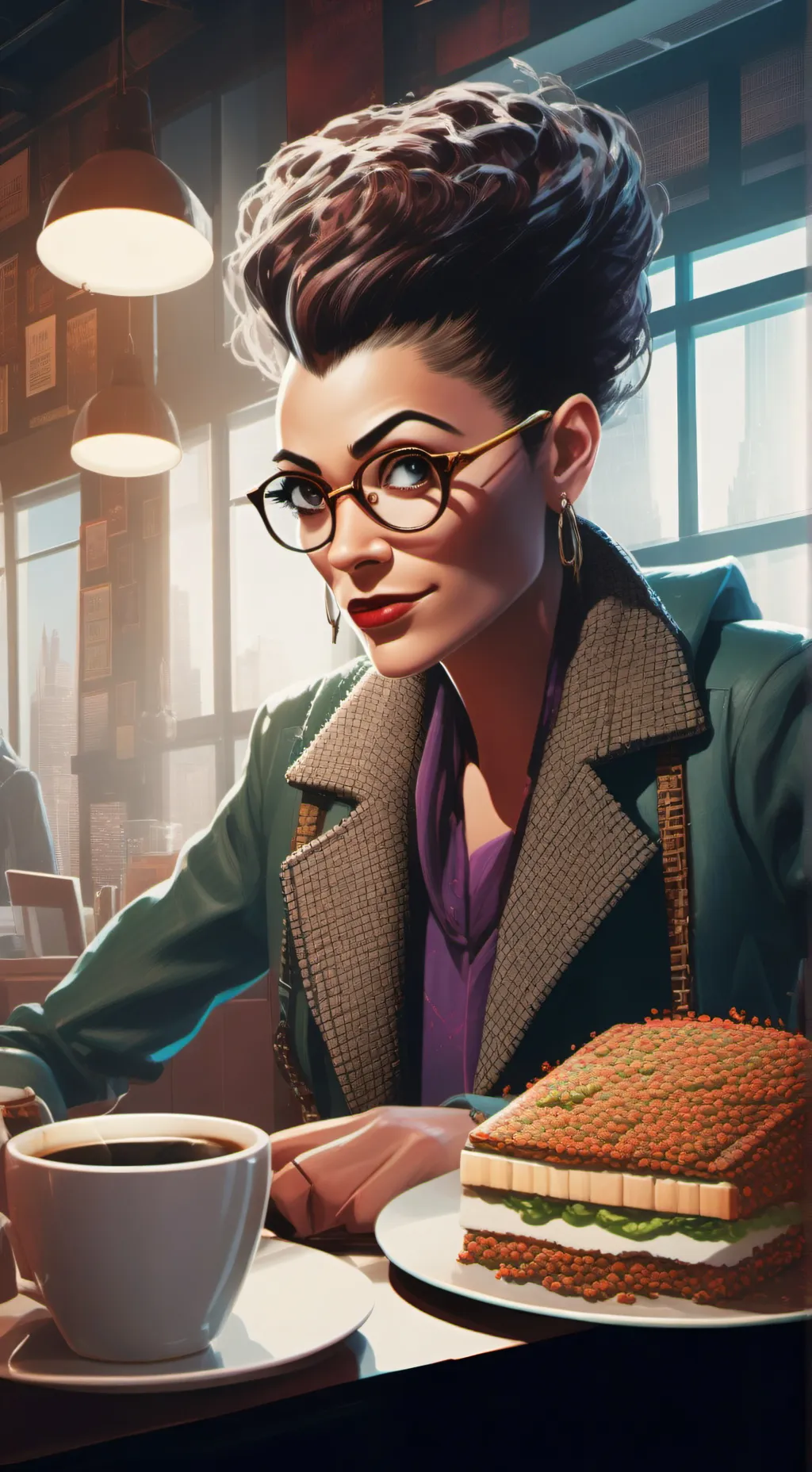 ai character: The Paradoxical Pastrami Prober background