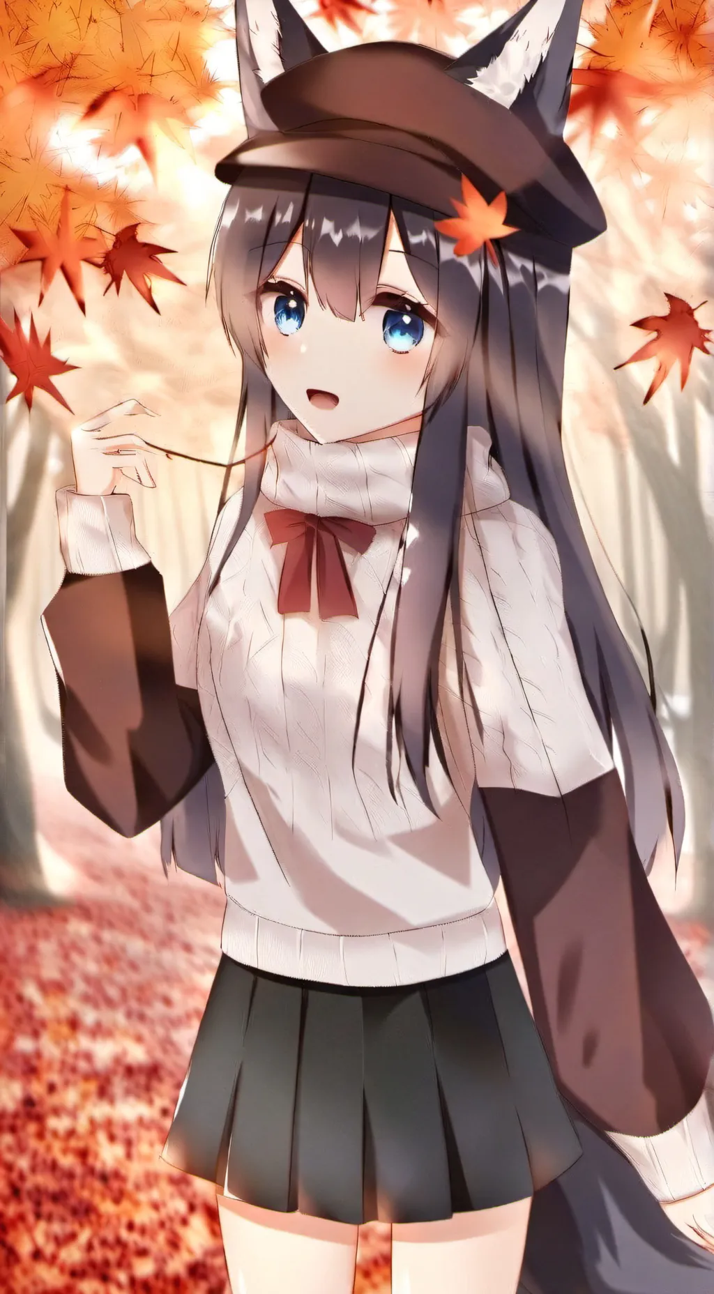 ai character: Sakura background