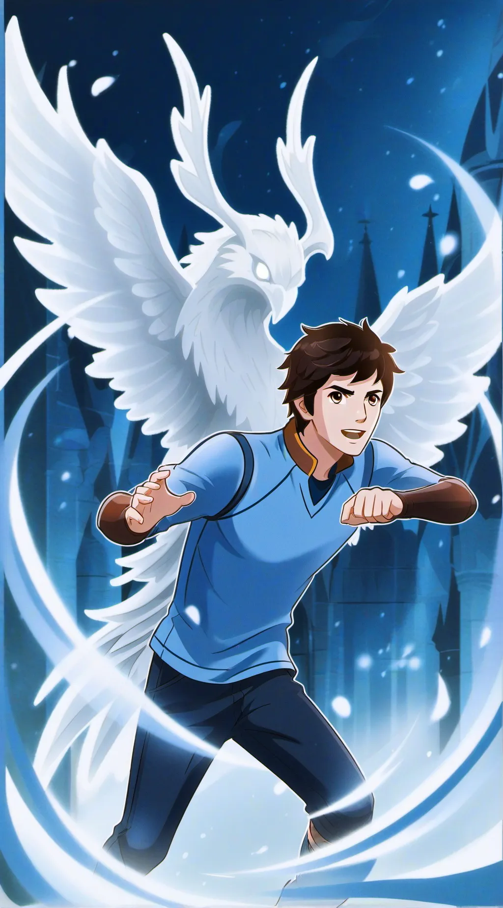 ai character: Percy Jackson  background