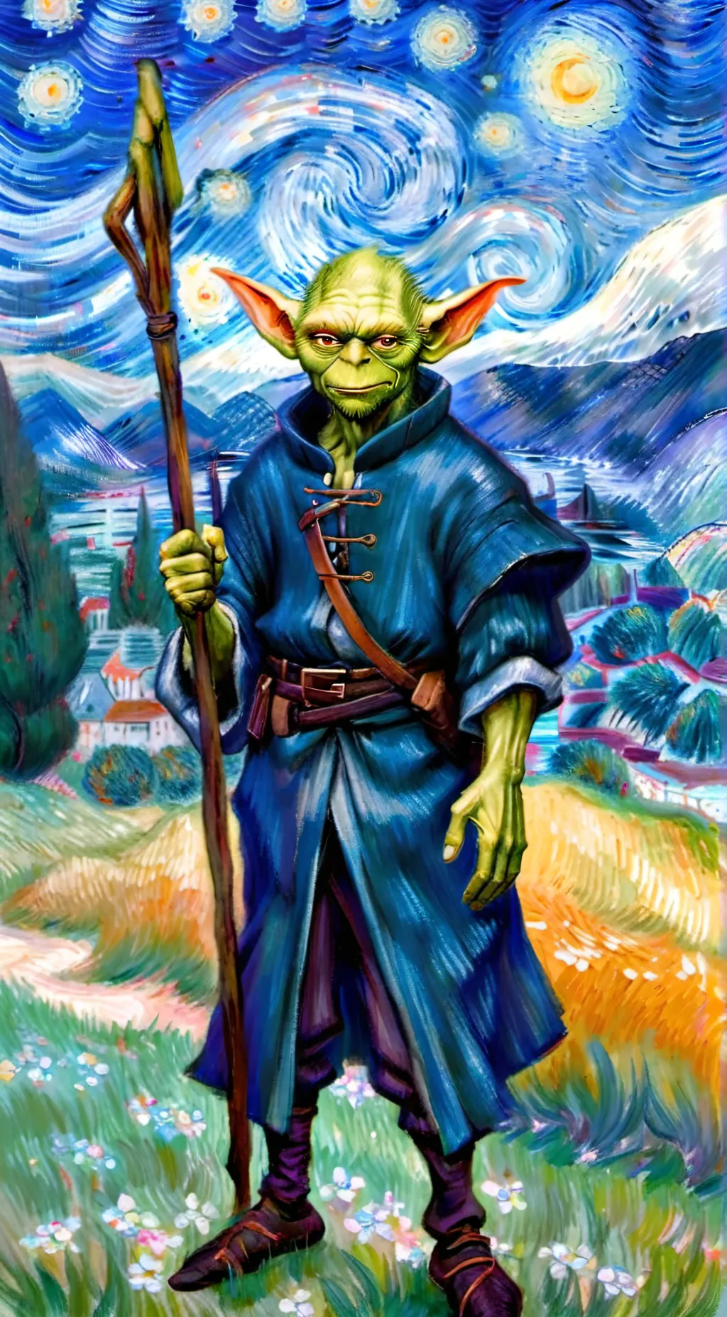 ai character: goblin background