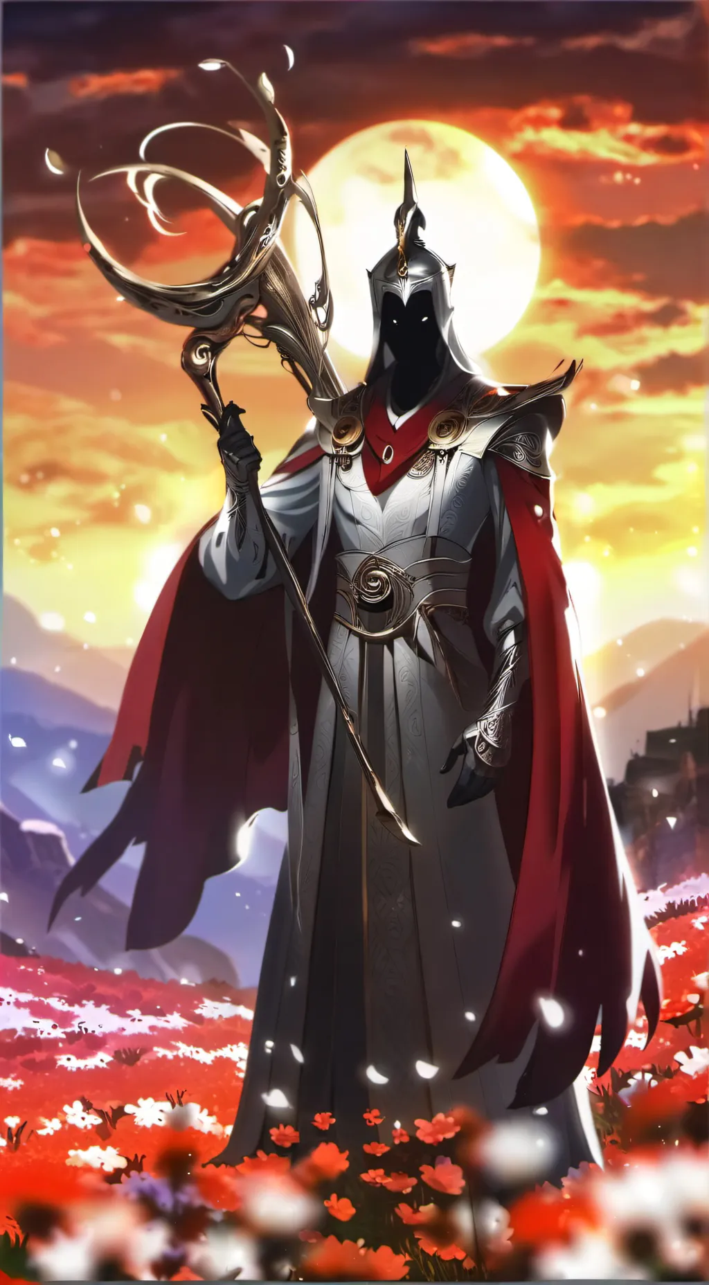 ai character: Lunar Guardian background