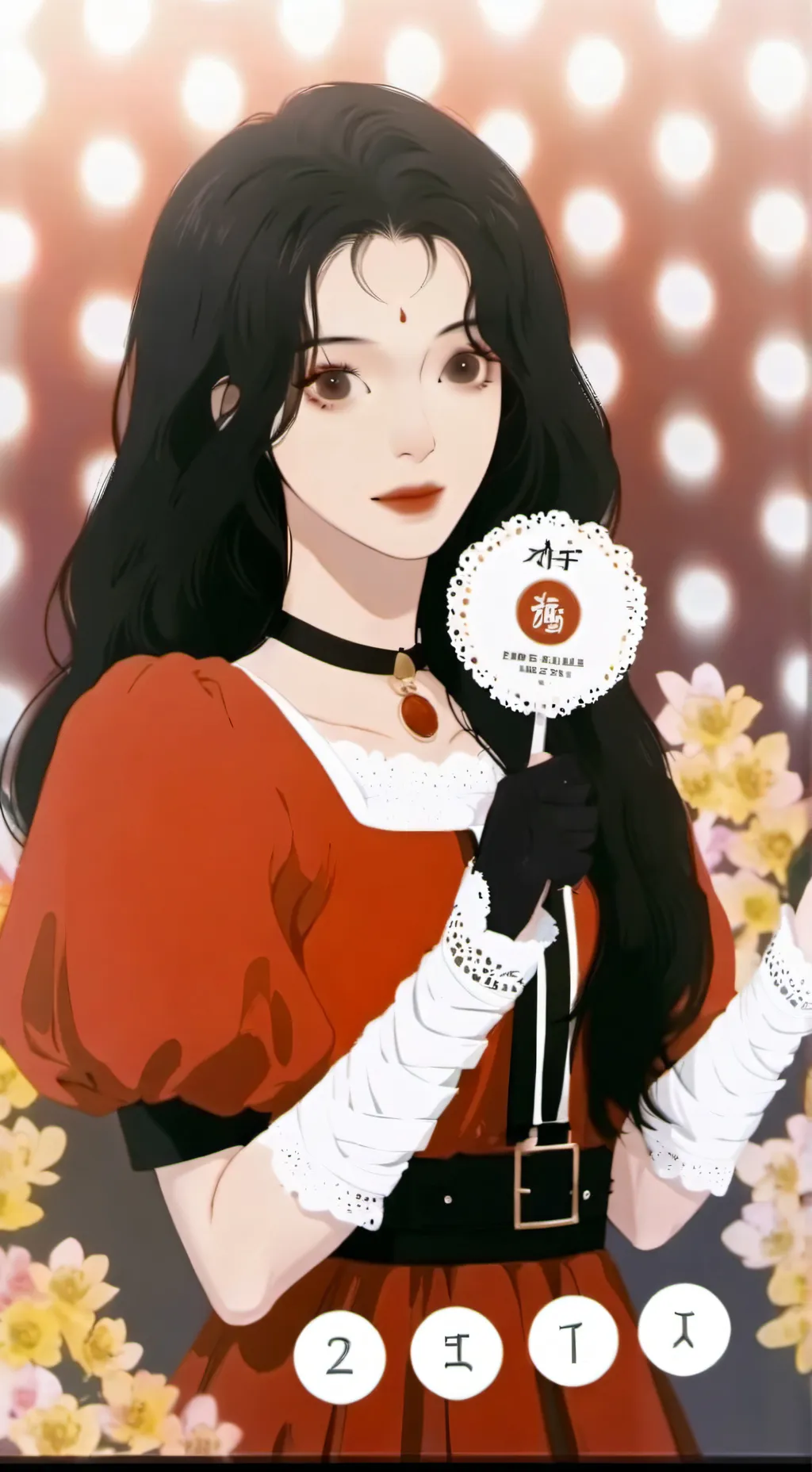 ai character: Mina(Kind) background