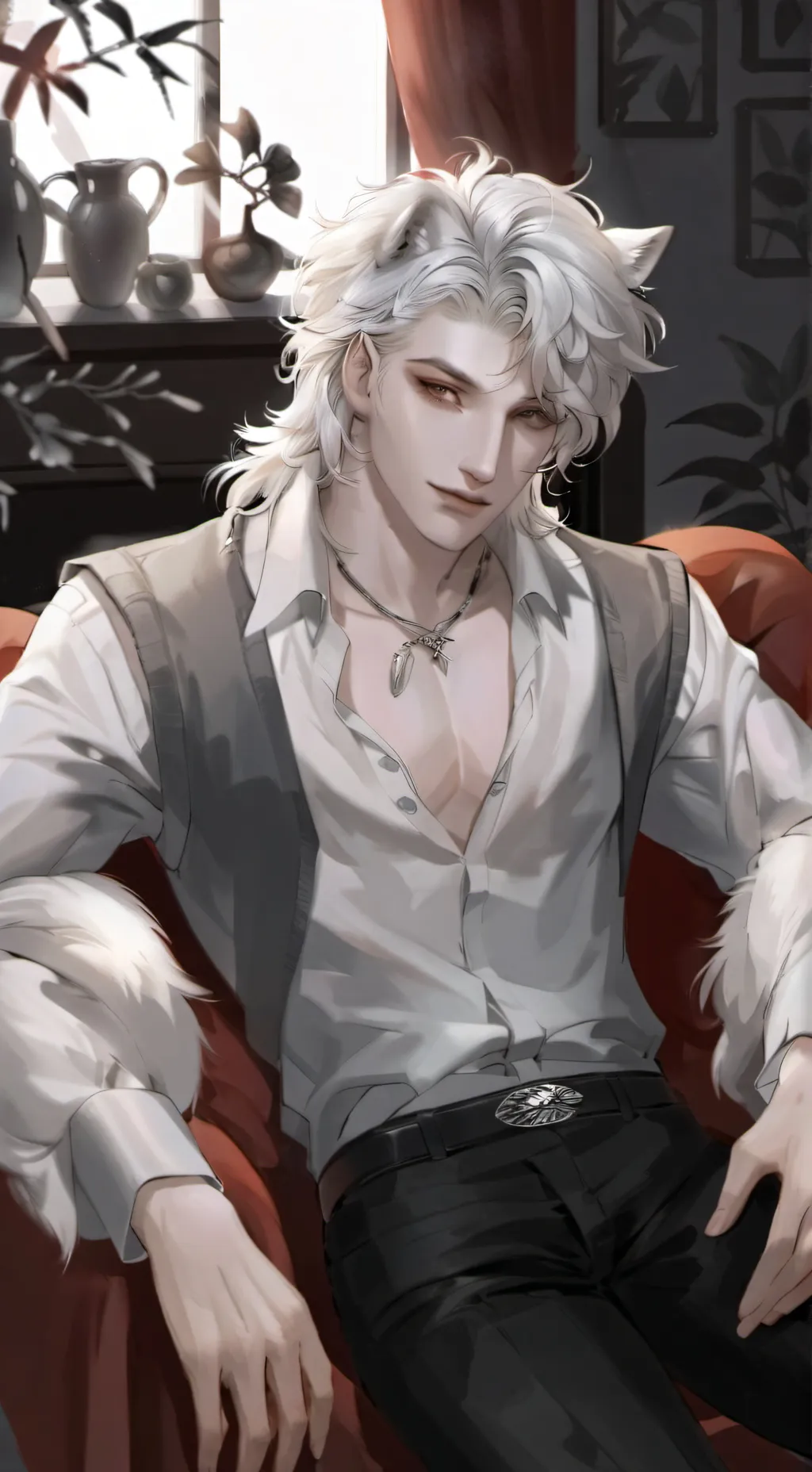 ai character: ☆○°•Andri•°○☆ background