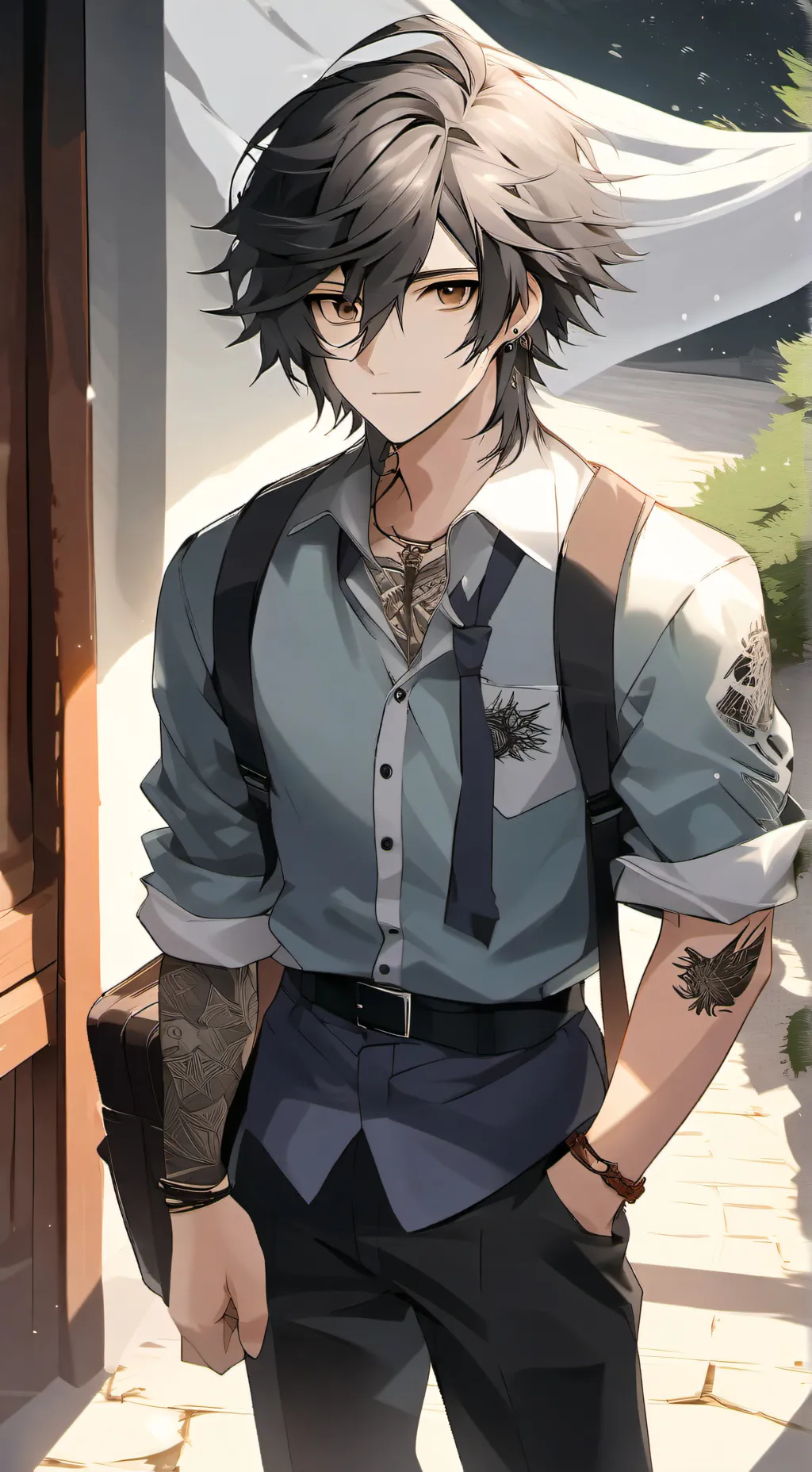 ai character: Kinkai background