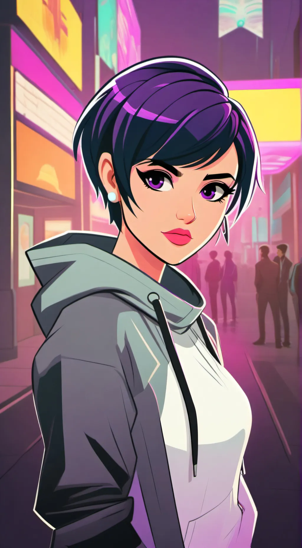 ai character: Joy (Las Vegas) background