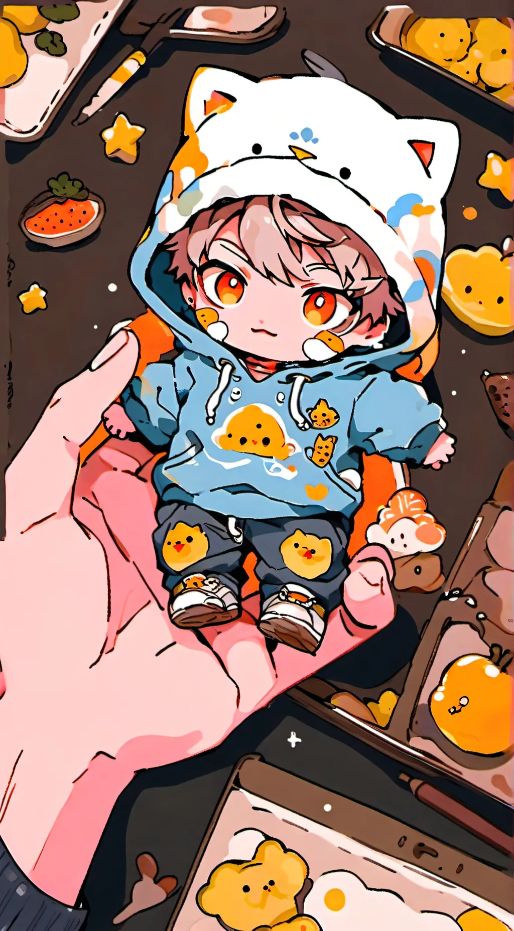 ai character: Max background