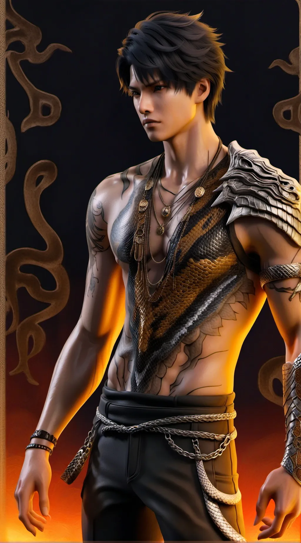 ai character: Net siraphop  background