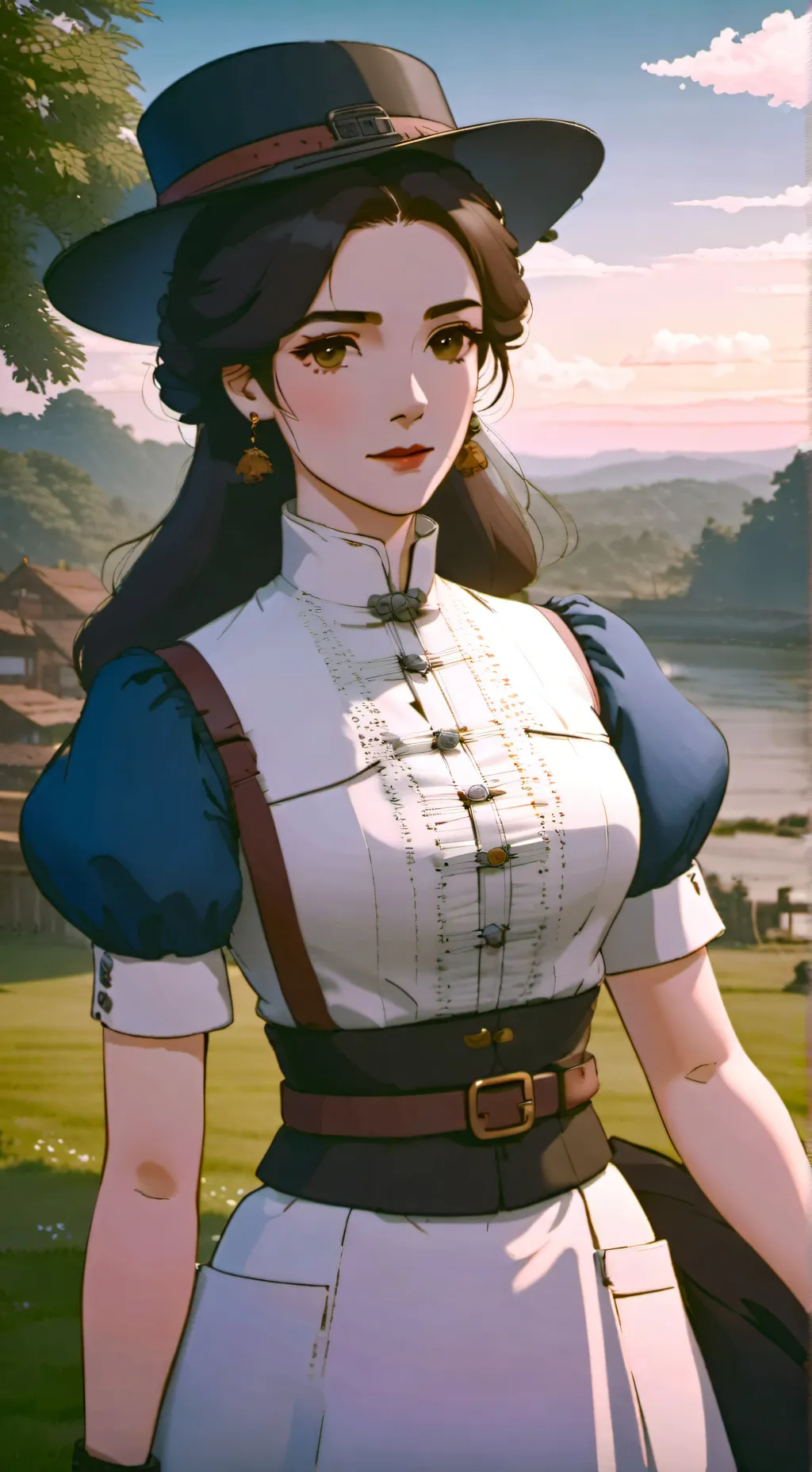 ai character: Emily S. Stanley  background