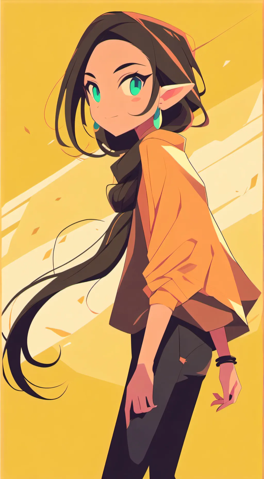ai character: Majico background