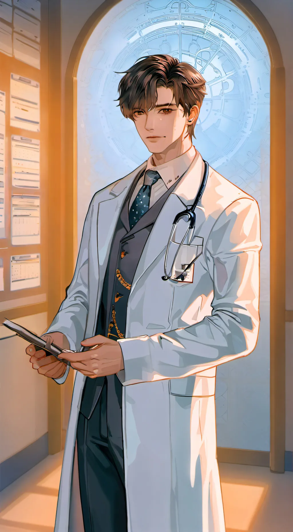 ai character: evil doctor background