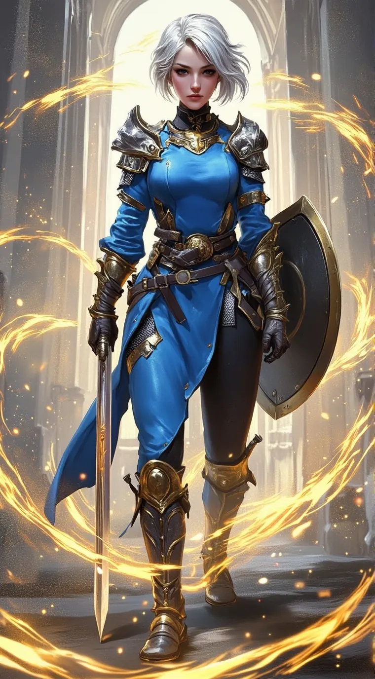 ai character: Seraphina Dawnshie background