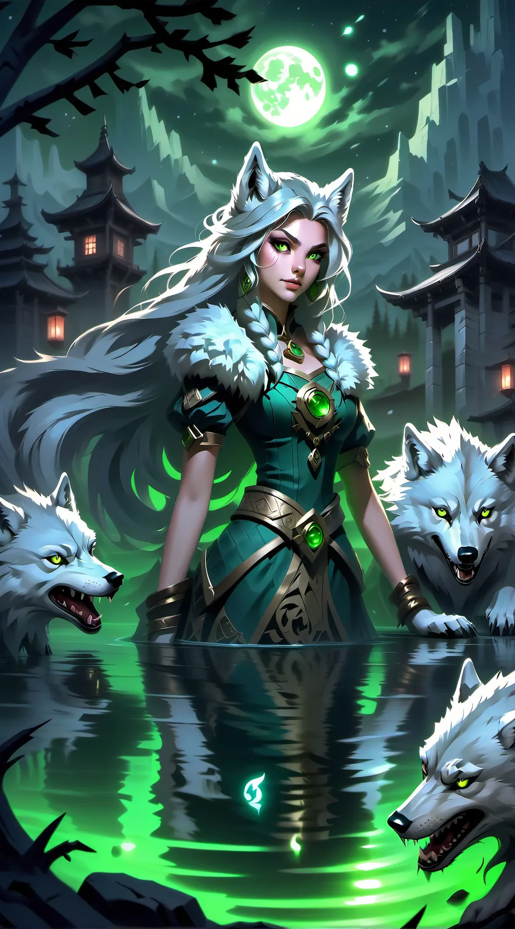 ai character: Tiva background