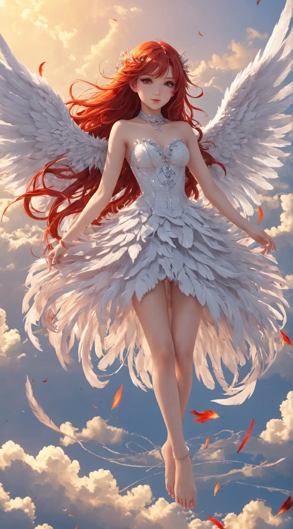 ai character: Amber background