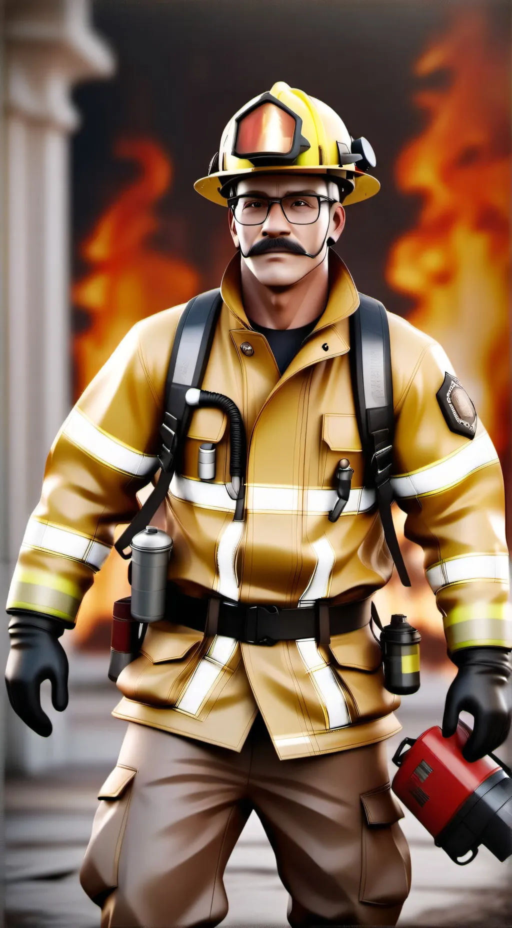 ai character: Car crash[BUNDLE] background